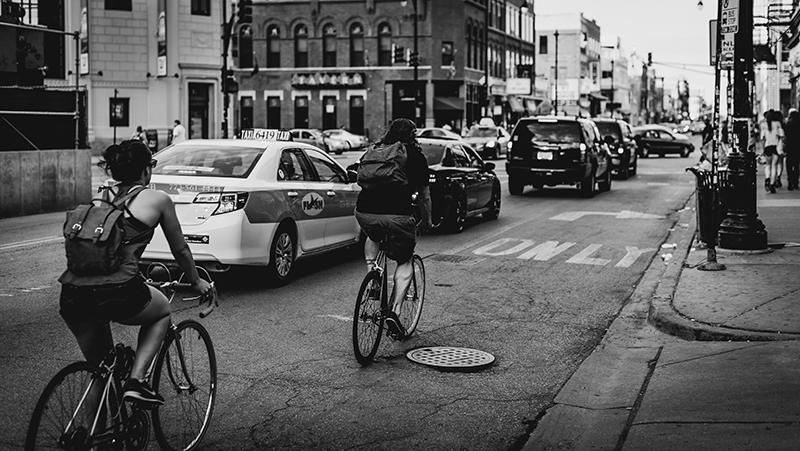 Tips for Avoiding a Driver's Right Hook. Photo Credit: Adrian Williams on Unsplash